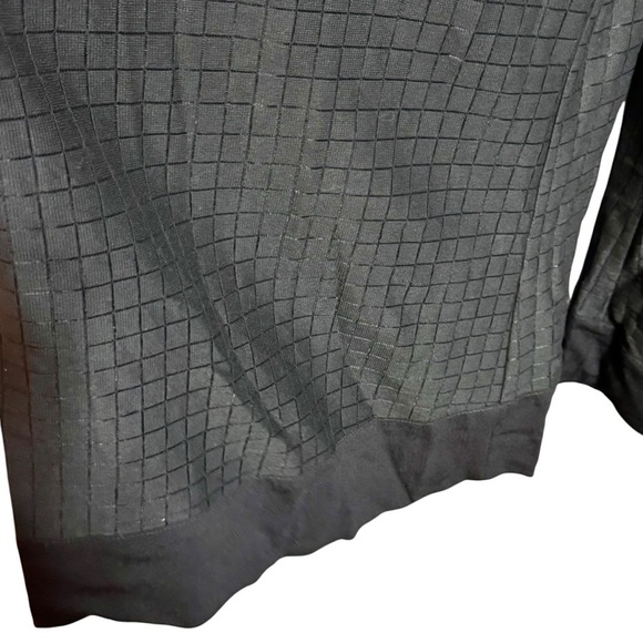 FINDERS KEEPERS Wide Leg Cropped V-Neck Side Cutout Grid Pattern Leg Jumpsuit - Picture 4 of 11